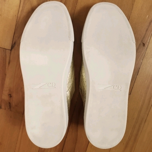 ZCD Montreal Hamilton Slip On Sneakers, Gold - Picture 6 of 16